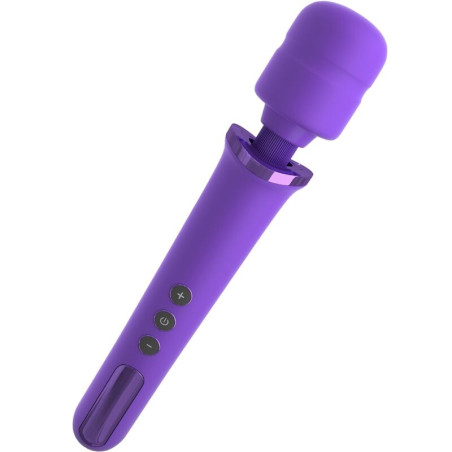 FANTASY FOR HER - BACCHETTA MASSAGGIATORE RICARICABILE PER LEI E VIBRATORE 50 LIVELLI VIOLA