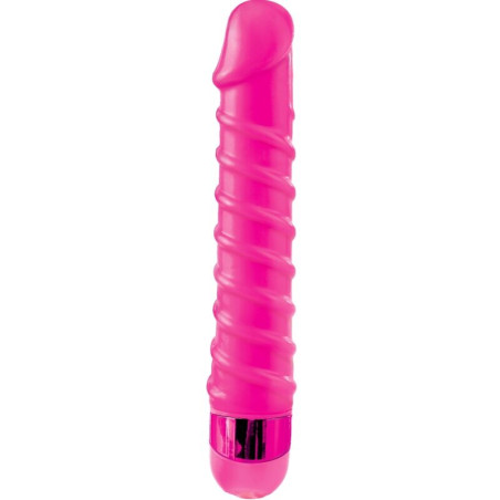 CLASSIX - MASSAGGIATORE VIBRANTE CANDY TWIRL 16,5 CM ROSA