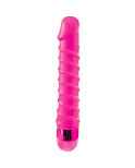 CLASSIX - MASSAGGIATORE VIBRANTE CANDY TWIRL 16,5 CM ROSA