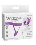 FANTASY FOR HER - PETTORINA CON FARFALLA VIBRANTE, RICARICABILE E TELECOMANDO VIOLA