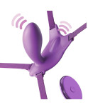 FANTASY FOR HER - PETTORINA G-SPOT BUTTERFLY CON VIBRATORE, RICARICABILE E TELECOMANDO VIOLA