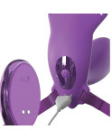 FANTASY FOR HER - PETTORINA G-SPOT BUTTERFLY CON VIBRATORE, RICARICABILE E TELECOMANDO VIOLA