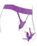 FANTASY FOR HER - PETTORINA G-SPOT BUTTERFLY CON VIBRATORE, RICARICABILE E TELECOMANDO VIOLA