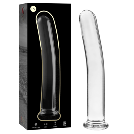 NEBULA SERIES BY IBIZA - MODELLO 9 DILDO IN VETRO BOROSILICATO ROSA 15.5 CM -O- 2.5 CM