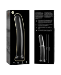 NEBULA SERIES BY IBIZA - MODELLO 9 DILDO IN VETRO BOROSILICATO ROSA 15.5 CM -O- 2.5 CM