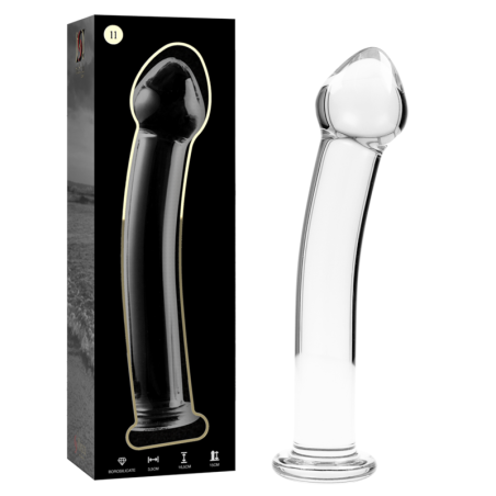 NEBULA SERIES BY IBIZA - MODELLO 11 DILDO IN VETRO BOROSILICATO ROSA 16 CM -O- 3 CM