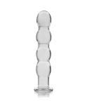 NEBULA SERIES BY IBIZA - MODELLO 10 DILDO IN VETRO BOROSILICATO ROSA 16.5 CM -O- 3.5 CM