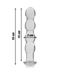 NEBULA SERIES BY IBIZA - MODELLO 10 DILDO IN VETRO BOROSILICATO ROSA 16.5 CM -O- 3.5 CM