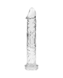 NEBULA SERIES BY IBIZA - MODELLO 12 DILDO IN VETRO BOROSILICATO ROSA 17 CM -O- 3.5 CM