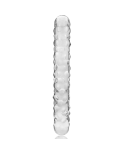 NEBULA SERIES BY IBIZA - MODELLO 15 DILDO IN VETRO BOROSILICATO ROSA 18.5 CM -O- 3 CM