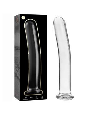 NEBULA SERIES BY IBIZA - MODELLO 17 DILDO IN VETRO BOROSILICATO ROSA 18.5 CM -O- 3 CM