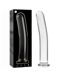 NEBULA SERIES BY IBIZA - MODELLO 17 DILDO IN VETRO BOROSILICATO ROSA 18.5 CM -O- 3 CM