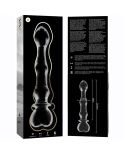 NEBULA SERIES BY IBIZA - MODELLO 21 DILDO IN VETRO BOROSILICATO ROSA 20.5 CM -O- 3.5 CM