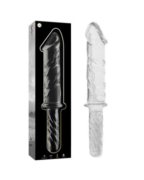 NEBULA SERIES BY IBIZA - MODELLO 24 DILDO IN VETRO BOROSILICATO ROSA 28.5 CM -O- 5 CM