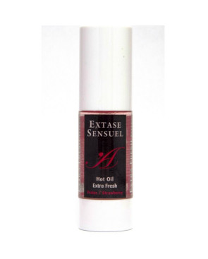 EXTASE SENSUAL - OLIO DA MASSAGGIO CON EFFETTO FRAGOLA EXTRA FRESCO 30 ML