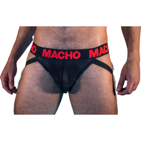 MACHO - MX26X2 JOCK NERO/ROSSO XL