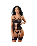 Set di Lingerie Fantasy Lingerie Nero (M/L)