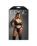 Set di Lingerie Fantasy Lingerie Nero (Queen size)