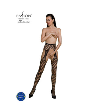 PASSION - COLLEZIONE ECO BODYSTOCKING ECO S003 BIANCO