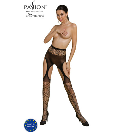 PASSION - COLLEZIONE ECO BODYSTOCKING ECO S005 BIANCO