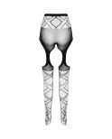 PASSION - COLLEZIONE ECO BODYSTOCKING ECO S005 BIANCO