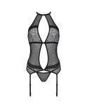 PASSION - CORSETTO SATARA LINEA EROTICA ROSSO L/XL