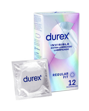 DUREX - INVISIBILE EXTRA LUBRIFICATO 12 UNITÀ