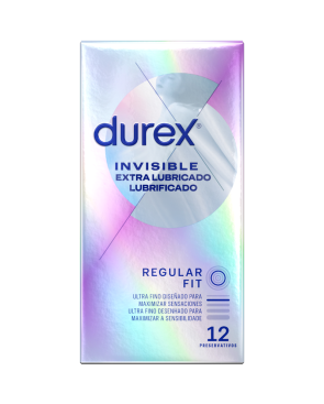 DUREX - INVISIBILE EXTRA LUBRIFICATO 12 UNITÀ