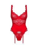 OBSESSIVE - CORSETTO E PERIZOMA AMOR CHERRIS L/XL