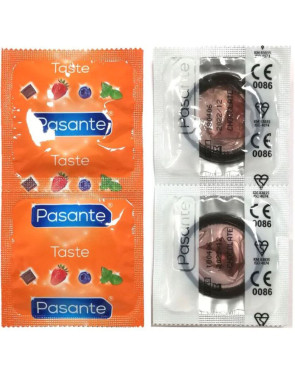 PASANTE - PRESERVATIVI AL GUSTO CIOCCOLATO BORSA TENTAZIONE 144 UNIT