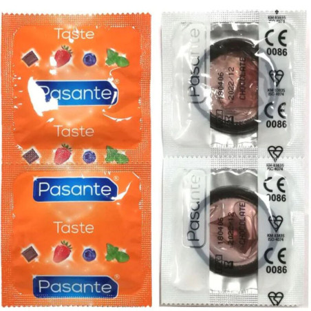 PASANTE - PRESERVATIVI AL GUSTO CIOCCOLATO BORSA TENTAZIONE 144 UNIT