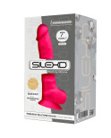 SILEXD - MODELLO 1 PENE REALISTICO PREMIUM SILEXPAN SILICONE FUCSIA 17.5 CM