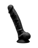 SILEXD - MODELLO 1 PENE REALISTICO PREMIUM SILEXPAN SILICONE NERO 17.5 CM