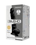 SILEXD - MODELLO 1 PENE REALISTICO PREMIUM SILEXPAN SILICONE NERO 17.5 CM