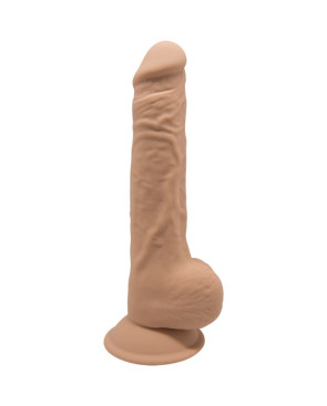 SILEXD - MODELLO 1 PENE REALISTICO PREMIUM SILEXPAN SILICONE CARAMEL 24 CM