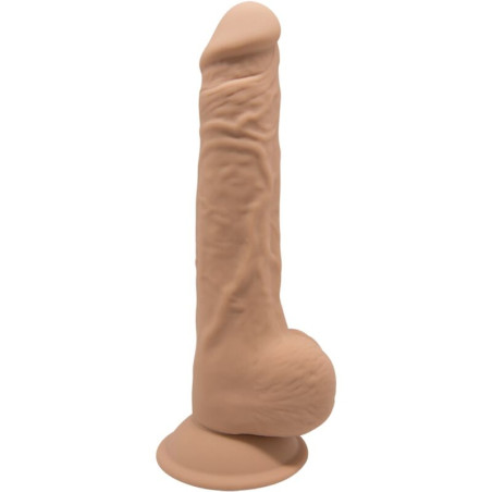 SILEXD - MODELLO 1 PENE REALISTICO PREMIUM SILEXPAN SILICONE CARAMEL 24 CM