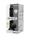 SILEXD - MODELLO 1 PENE REALISTICO PREMIUM SILEXPAN SILICONE NERO 24 CM