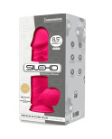 SILEXD - MODELLO 2 PENE REALISTICO PREMIUM SILEXPAN SILICONE FUCSIA 23 CM