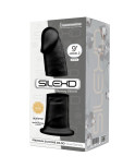 SILEXD - MODELLO 2 PENE REALISTICO PREMIUM SILEXPAN SILICONE NERO 23 CM