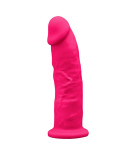 SILEXD - MODELLO 2 PENE REALISTICO PREMIUM SILEXPAN SILICONE FUCSIA 19 CM