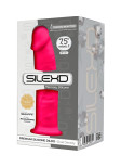 SILEXD - MODELLO 2 PENE REALISTICO PREMIUM SILEXPAN SILICONE FUCSIA 19 CM