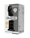 SILEXD - MODELLO 2 PENE REALISTICO PREMIUM SILEXPAN SILICONE NERO 19 CM