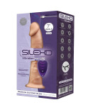 SILEXD - MODELLO 1 VIBRATORE PENE REALISTICO IN SILICONE PREMIUM SILEXPAN TELECOMANDO 17.5 CM