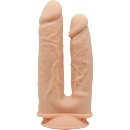 SILEXD - MODELLO 1 PENE REALISTICO DOPPIA PENETRACION PREMIUM SILEXPAN SILICONE 17.5 / 19.5 CM