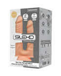 SILEXD - MODELLO 1 PENE REALISTICO DOPPIA PENETRACION PREMIUM SILEXPAN SILICONE 17.5 / 19.5 CM