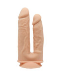 SILEXD - MODELLO 1 VIBRATORE PENE REALISTICO A DOPPIA PENETRAZIONE SILICONE PREMIUM SILEXPAN 17.5 / 19.5 CM