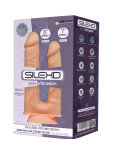 SILEXD - MODELLO 1 VIBRATORE PENE REALISTICO A DOPPIA PENETRAZIONE SILICONE PREMIUM SILEXPAN 17.5 / 19.5 CM