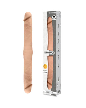 SILEXD - PENE DOPPIO REALISTICO SILICONE SILEXPAN PREMIUM 42.5 CM