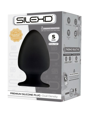 SILEXD - MODELLO 1 PLUG ANALE PREMIUM SILEXPAN SILICONE PREMIUM TERMOREATTIVO TAGLIA S