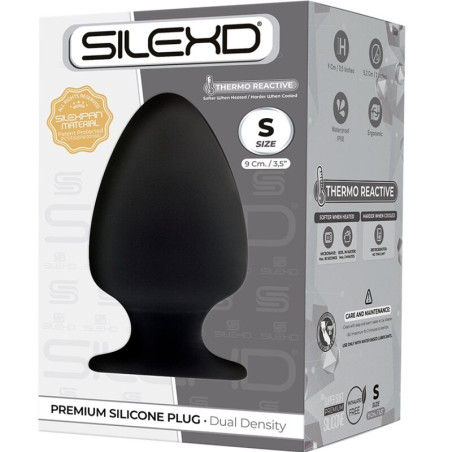 SILEXD - MODELLO 1 PLUG ANALE PREMIUM SILEXPAN SILICONE PREMIUM TERMOREATTIVO TAGLIA S